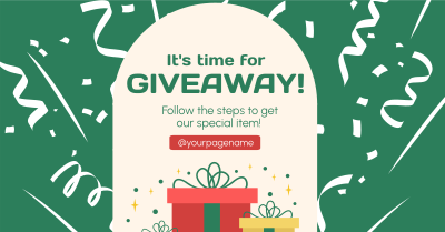Giveaway Winner Facebook ad Image Preview