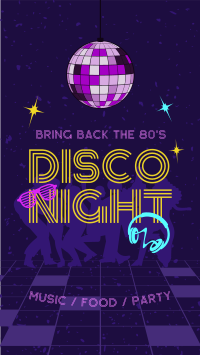 80s Disco Party YouTube short Image Preview