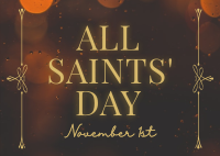 Illuminating Saints Postcard Image Preview