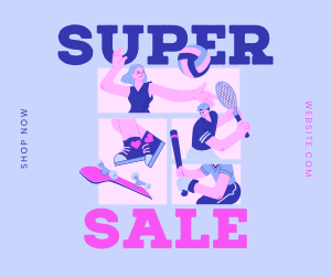 Super Sale in Sporting Goods Facebook post Image Preview