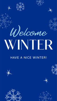 Welcome Winter Instagram Reel Design