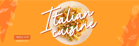 Taste Of Italy Twitter Header Design