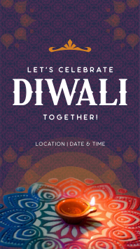 Diwali Pattern Instagram Reel Image Preview