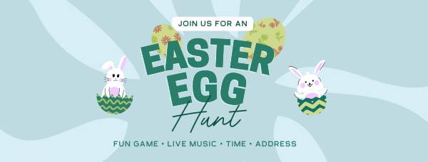 Egg-citing Easter Facebook Cover Design