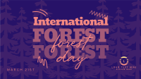 International Forest Day Facebook Event Cover Design