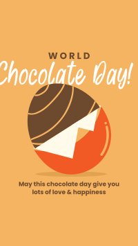 Chocolate Egg Facebook Story Design