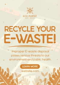 Recycle your E-waste Poster Image Preview