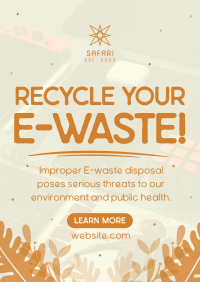 Recycle your E-waste Poster Image Preview