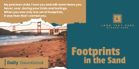 Footprints in the Sand Twitter post Image Preview