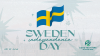 Modern Sweden Independence Day Video Image Preview