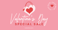 Valentine Heart Bag Facebook Ad Design
