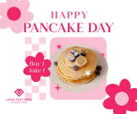 Cute Pancake Day Facebook post Image Preview