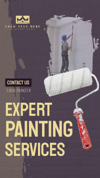 Painting Service Brush YouTube Short Design