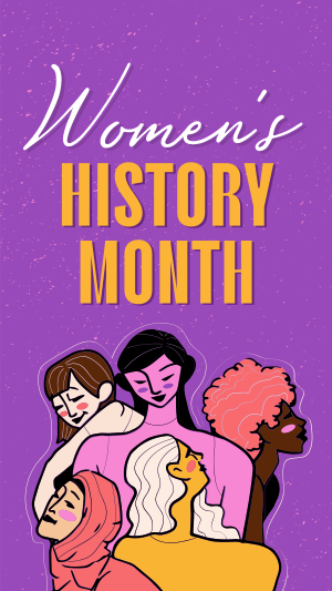 Women's History Month March Instagram story Image Preview