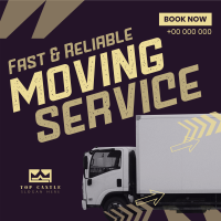 Speedy Moving Service Instagram Post Design