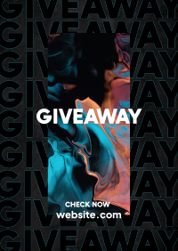 Giveaway Gradient  Flyer Design