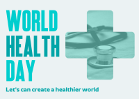 Doctor World Health Day Postcard Design