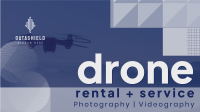 Geometric Drone Photography Facebook Event Cover Image Preview