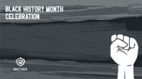 Black History Month Zoom Background Design