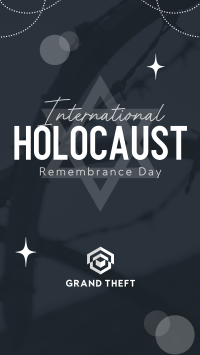 Holocaust Memorial Day Instagram Story Design
