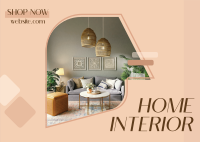 Home Interior Postcard Image Preview