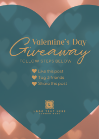 Valentine's Giveaway Flyer Image Preview