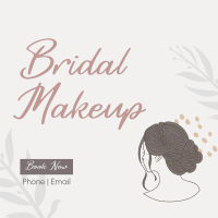 Bridal Makeup Instagram Post Design