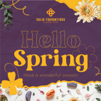 Hello Spring Instagram post Image Preview