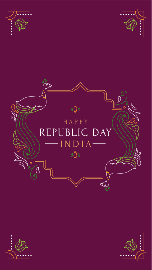 Republic Day India Facebook story Image Preview