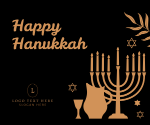 Happy Hanukkah Facebook post Image Preview