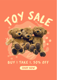Stuffed Toys Flyer Design