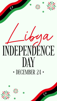 Happy Libya Day YouTube Short Design