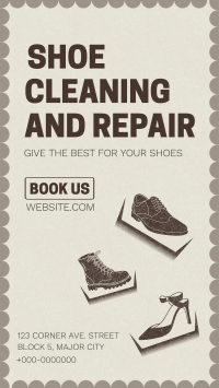 Shoe Cleaning and Repair TikTok Video Preview