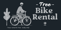 Free Bike Rental Twitter Post Image Preview