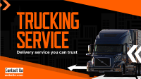 Truck Moving Service Animation Image Preview