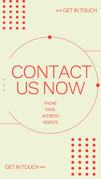 Modern Contact Us Instagram Story Design