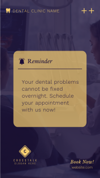 Dental Appointment Reminder Facebook story Image Preview