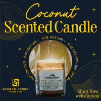 Coconut Scented Candle Instagram post Image Preview