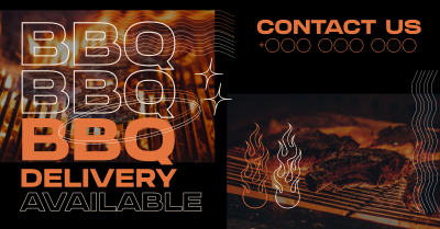 Unique BBQ Delivery Facebook ad Image Preview