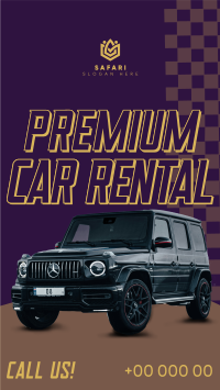 Premium Car Rental Facebook story Image Preview