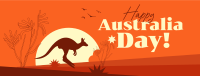 Australian Kangaroo Facebook cover Image Preview