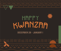 Traditional Kwanzaa Facebook Post Design