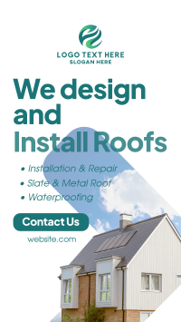 Install Roofing Needs TikTok video Image Preview