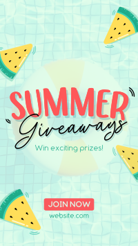 Refreshing Summer Giveaways Facebook Story Design