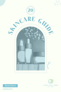 Skincare Guide Pinterest Pin Design