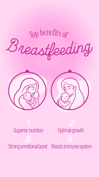Breastfeeding Benefits Instagram Reel Design