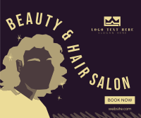 Hair Salon Minimalist Facebook Post Design