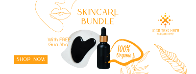 Organic Skincare Bundle Facebook cover Image Preview