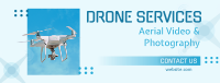Drone Aerial Camera Facebook Cover Design