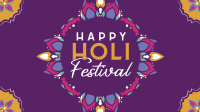 Holi Mandala Facebook Event Cover Image Preview